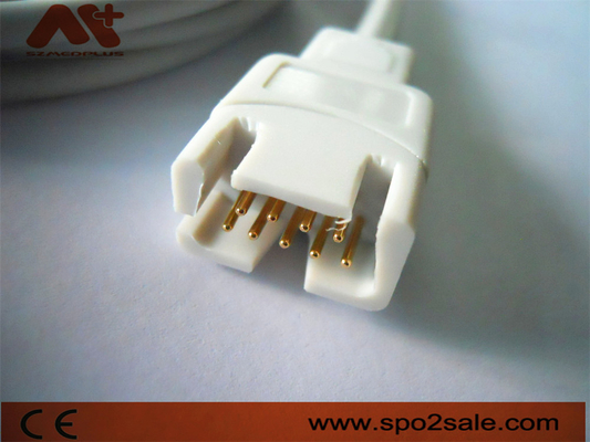 szmedplus Compatible SpO2 Adapter Cable - LNC-4-Ext
