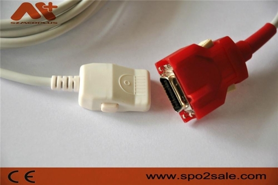 2.4M 20Pin Spo2 Adapter Cable Red PC-04 (2058) PC-08 (2059) PC-12 (2060)
