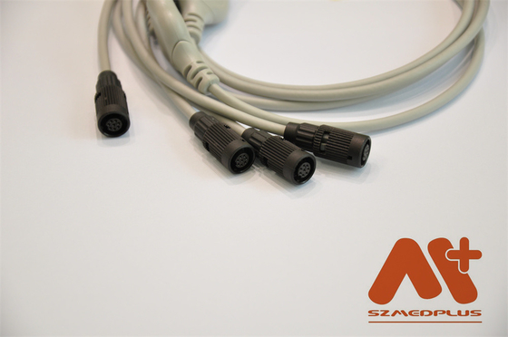 Compatible Valenta Mn-08 7 lead Holter ECG Cable