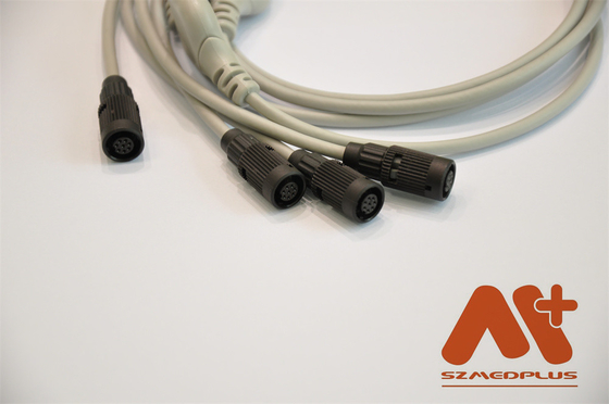 Compatible Valenta Mn-08 7 lead Holter ECG Cable