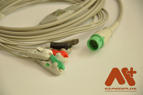 Comen C21 C30 C50 C70 C90 C100 Compatible One piece 5 lead ECG Cable